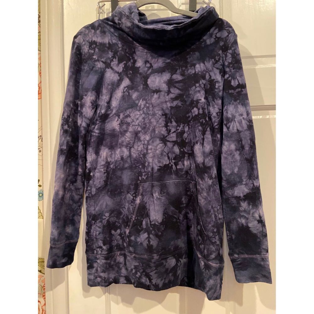 A pea‎ in the pod tie dye navy soft maternity sweatshirt xs